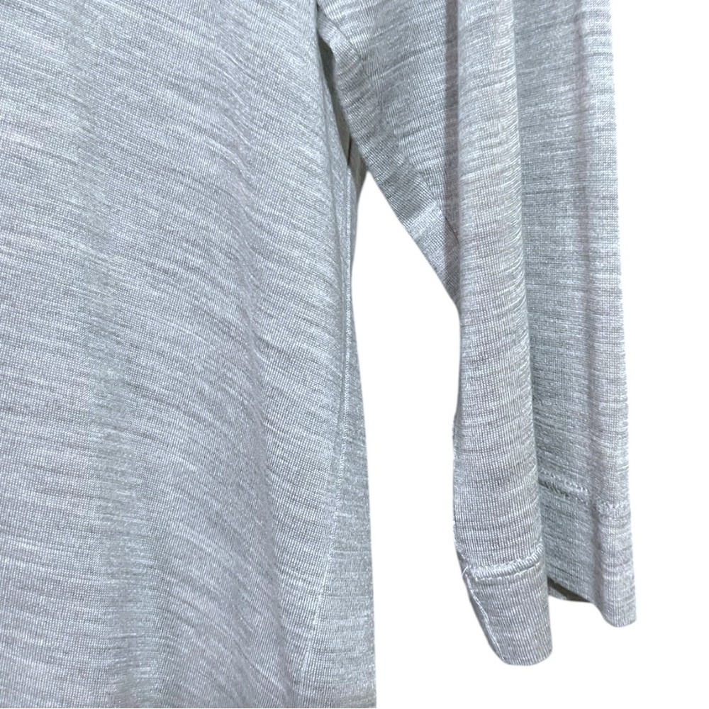 Eileen Fisher Silk Cotton Blend 3/4 Sleeve Tee Large - Picture 4 of 6